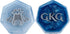 Gate Keeper Games and Dice: Halfsies Dice: Police Box - 7pc Set, Time Lord Blue & Doctor White, Pearlescent Swirl, 7 Resin Dice for Role Playing G...