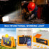 Rechargeable LED Work Light, Portable Solar Flood Light,3 Colors 3 Dimming Levels, SOS Power Bank Function, for Camping Emergency Job Site Lightin...
