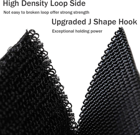 Sew on Hook and Loop Strips 3/4in x 5yd | Easy to Sew | Excellent Grip | Non-Adhesive Back Nylon Strips Fabric Fastener Non-Adhesive Interlocking ...