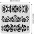 BENECREAT Plastic Folk Decorative Painting Stencil Templates, 12x12inch Floral Pattern Scandinavian Style Reusable Drawing Stencils for DIY Art Cr...