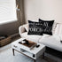 Outdoor Pillow Covers Waterproof 18x18 Set of 2 Black and White Decorative Welcome to Our Porch Stay Awhile Cushion Cases for Patio Furniture Sofa...