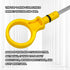 Car Engine Oil Dipstick Replacement OEM#CJ5Z-6750-A, Double Hole Dip Stick for Checking Oil, Engine Oil Indicator Dipstick Compatible with Ford Li...