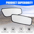 Pack-2 Car Side Rearview Mirror Blind Spot Mirror, 3.74" x 1.41" Car Parking Auxiliary Mirror, HD Convex Curved Wide Angle Looking Glass, Universa...