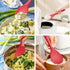 Silicone Rice Paddle Spoon 2PCS, Non Stick Heat Resistant Kitchen Works for Rice,Mashed Potato. (Casual Red)...