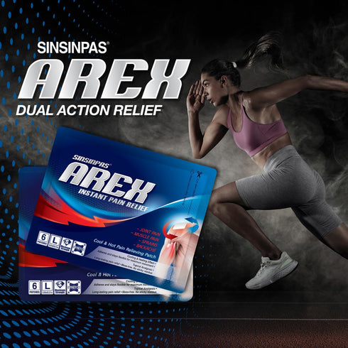 AREX Cool & Hot Pain Relieving Patch, Large 2 Pack (12 Patches Total)…...