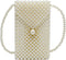 Luxury Pearl Bag Chain Bag Purse Shoulder Bag for Women,Artificial Pearl Clutch Crossbody Beaded Evening Bag for Party...