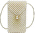 Luxury Pearl Bag Chain Bag Purse Shoulder Bag for Women,Artificial Pearl Clutch Crossbody Beaded Evening Bag for Party...