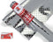 Rvinyl Diamond Plate Silver Tread Vinyl Car Wrap Film - 2ft x 1ft - Vehicle Sheet Roll with Adhesive Back and Air Release Technology...
