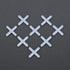 2000 Pack Tile Spacers 1/12'' 2mm Gaps Ceramic Wall Floor Tile Spacer Cross Spacing Installation Laying Joint Retaining Separators Tool for Tiling...