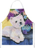 Caroline's Treasures SS8291APRON Westie Apron Cooking Kitchen Server Baking Crafts Gardening for Adult Women Men, Unisex, Large, Multicolor...
