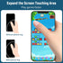 Phone Ring Holder-with Car Magnetic Phone Mount Metal Phone Ring Finger Kickstand Black Cell Phone Grip Compatible with iPhone iPad Smartphones Ta...
