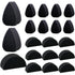 Bowitzki Face Paint Sponges Face Painting Black Sponges Petals High Density for Art Work and Body Paint (10 Petals + 10 Half Moon)...