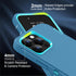 Sansunto for iPhone 13 Pro Max & iPhone 12 Pro Max Heavy Duty Shockproof Case, Full Body Protection Silicone Rubber with Hard PC Tough Rugged Dura...