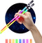 LIGHTSABER CHOPSTICKS LIGHT UP STAR WARS LED Glowing Light Saber Chop Sticks REUSABLE Sushi Lightup Sabers - 8 COLOR MODES 1 Pair...