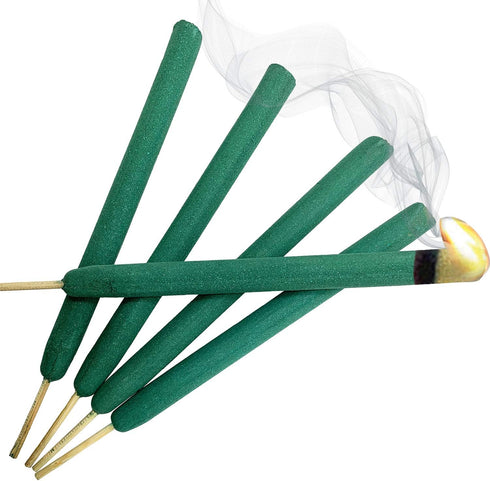 Mosquito Repellent Sticks EXTRA-THICK - Outdoor Use Reaches Up to 10-12 feet - Each Stick Burns for hours - (Three Pack Contains 15 Repellents)...