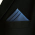 S&W SHLAX&WING Silk Ties for Men Neckties Modern Navy Solid Matching Pocket Square...