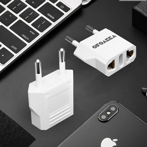 European Plug Adapter, Europe to US Plug Adapter, Adapters for Europe, Type F Plug Adapter, Travel from America to Outlet France Germany European ...