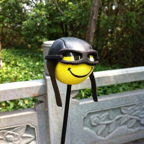 YGMONER Cute Pilot Foam Ball Car Antenna Toppers Exterior Decorations (Pilot)...