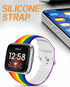 Sport Band Compatible with Versa 4/Versa 3/Sense 2/Sense for Women Men,Elastic Replacement Wristbands Strap for Versa 4/Versa 3/Sense 2 Smart Watc...