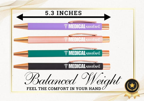 InnoBeta Medical Assistant Gifts for Wowen, Ballpoint Pen Set of 4, Gifts for Medical Assistant on Medical Assistant Week, Birthday and Christmas...