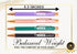 InnoBeta Medical Assistant Gifts for Wowen, Ballpoint Pen Set of 4, Gifts for Medical Assistant on Medical Assistant Week, Birthday and Christmas...