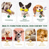 Indestructible Squeaky Dog Chew Toys for Aggressive Chewers, Food Grade Material Dog Chew Toys, Tough Durable Dog Toys for Medium Large Breed (Yel...
