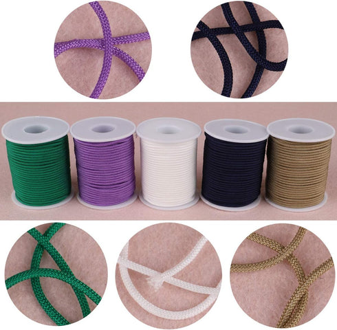 Braided Nylon Twine Cord Thread String for Necklace Bracelet Jewelry Making Crafting Accessories (2mm-98feet, Green)...