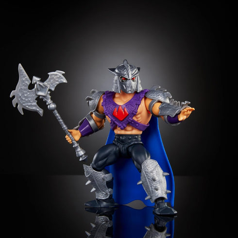 Masters of the Universe Origins Turtles of Grayskull Shredder Action Figure Toy, 16 Articulations, TMNT & MOTU Crossover Villain...