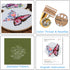 Tolovis Animal Butterfly Embroidery Kits for Beginners with Floral Patterns Pattern, Easy DIY Craft Punch Needle Starter Cross Stitch Kit DIY Need...