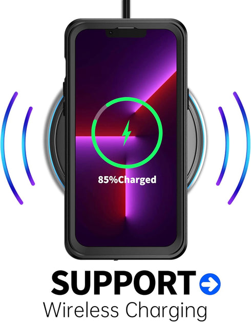 BEASTEK iPhone 13 Pro Waterproof Case, NRE Series Shockproof Dustproof Underwater IP68 with Built-in Screen Protector Anti-Scratch Protective Cove...