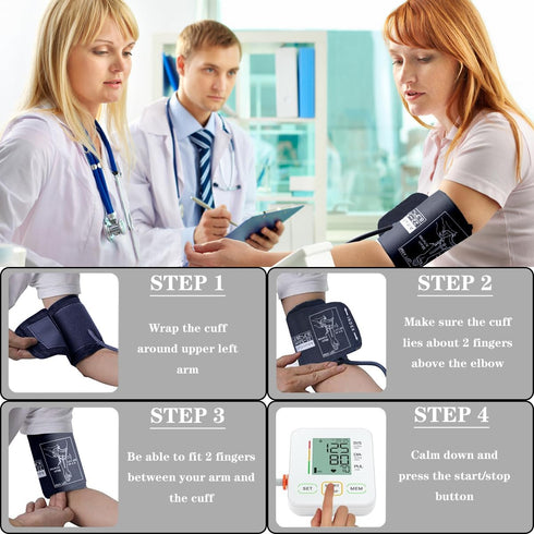 Extra Large Cuff Compatible with Omron 9”-21” Inches, HYINUS XL Blood Pressure Cuff Adult Arm BP Replacement Cuff for Big Arm-15...