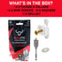 Bullfix TV Kit - Drywall Anchors for TV Bracket, Hollow Wall Anchor & Screws for Mounting TV to Drywall, Wall Mount Hardware Kits, Heavy Duty Wall...