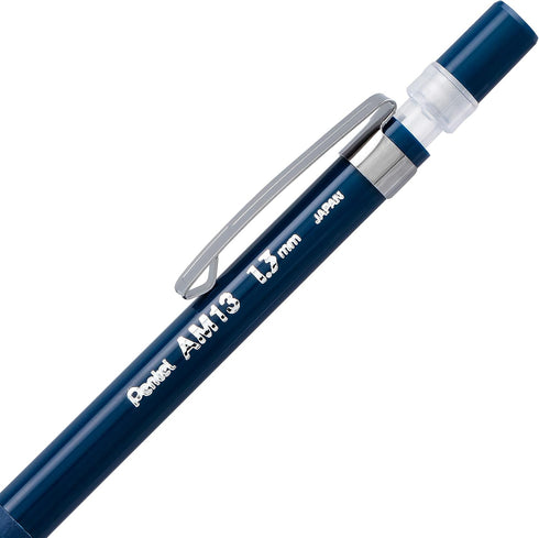 Pentel Arts Sharp HD Mechanical Pencil (1.3mm), Dark Blue Barrel, (1) Super Hi-Polymer Lead Refill (AM13PABP)...
