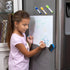 Magnetic Dry Erase Board, White Board with 4 Markers and Eraser, Magnet Whiteboard Sheet for Fridge, Writing Menu Organizer to Do List Chart for K...