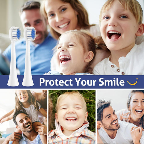 Replacement Toothbrush Heads for Razoko Kids Toothbrush 6 Pack...