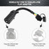 Oyviny 7 Way Blade to 4 Way Flat Trailer Adapter, Single-Function 7 Way Round to 4 Pin Trailer Wiring Connector 11.6 Inches...
