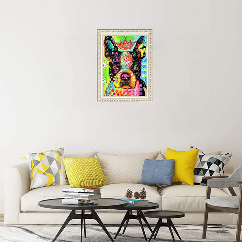 Dog Diamond Painting-DIY 5D Diamond Painting Kits for Adults and Beginner?Crystal Rhinestone Full Drill Embroidery Diamond Arts Craft Home Decor A...