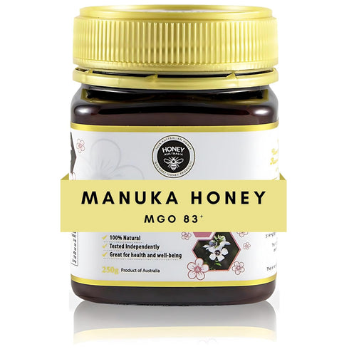 Honey Australia Manuka Honey MGO 83+ | 8.8 oz | Raw, Organic, Pure Honey for Cooking, Baking, Marinades & Wellness | Natural Sweetener & Daily Hea...