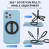 Dual Magnetic Phone Holder for Car,Gym Phone Holder Mount for Mag-Safe,Strong Magnet Phone Mount Stand for Metal Surface,Compatible with iPhone 15...