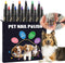 Dog Nail Polish Pens Quick Dry,12 Colors Pet Nail Polish Kit for Dogs,Cats or Birds,Dog Safe Nail Polish and Easy to Apply,Nail Polish Pens for Do...