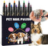 Dog Nail Polish Pens Quick Dry,12 Colors Pet Nail Polish Kit for Dogs,Cats or Birds,Dog Safe Nail Polish and Easy to Apply,Nail Polish Pens for Do...