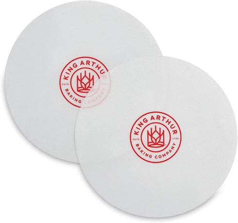 King Arthur Baking Company Square Round Pan Liners, Reusable Nonstick European-Grade Silicone, 8-Inch, Set of 2...