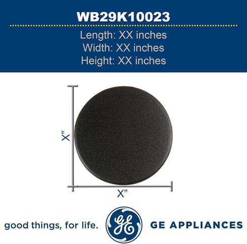 GE WB29K10023 Genuine OEM Surface Burner Cap for GE Gas Ranges/Stoves/Oven