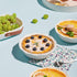 LIFVER Ceramic Pie Pans for Baking 6 Inches, 11.6 OZ Set of 4 Deep Pie Dish, Round Mini Pie Plates Tart Pans, Small Quiche Baking Fluted Dish Pan ...
