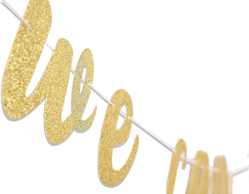 We Can Bearly Wait Banner - Teddy Bear Baby Shower Decorations, Decor for a Bear Themed Baby Shower, Smash Cake Props...