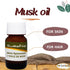 1 Pack Pure & Natural Musk Oil Cold Pressed El Hawag Elhawag Natural Concentrated Crude Perfect Fresh for Skin No Additives Non Gmo Kosher Halal (...