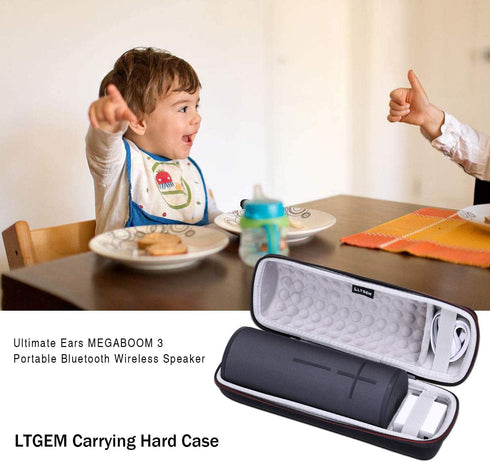 LTGEM Hard Case for ???????????????? ???????? ???????????????? ?? Ultimate Ears MEGABOOM 3 Portable Wireless Bluetooth Speaker(Black+Black)...