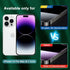 Screen Protector for iPhone 14 Pro Max (6.7") & Camera Lens Protector,Eye Protection, HD Blue Light Blocking Tempered Glass Film, Bubble Free, Gla...