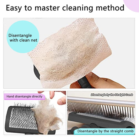 Large Slicker Brush for Dogs,Cats,Extra Long Pin Shedding Brush for Long Haired Dog,Cat, Pet Grooming Wire Brush for Thick Undercoat Curly Hair,25...