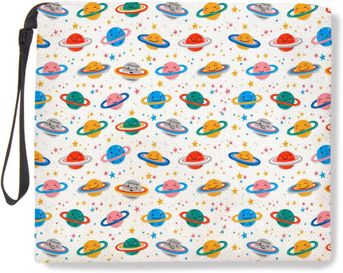 Space Star Makeup Bag Cosmetic Travel Bag Zipper Pouch Skincare Bag Travel Essentials Toiletry Bag Christmas Birthday Gifts Beauty Bag for Women B...